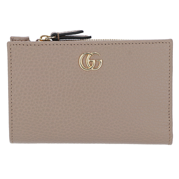 Gucci Wallet L-Shaped Tan Petite Marmont - Picture 1 of 6
